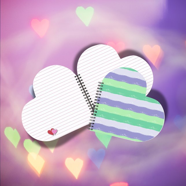 Cuaderno Verde, Púrpura, Gris - Brotes de cepillo | (Subido por el creador)