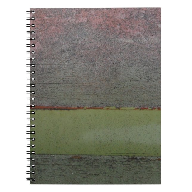 Cuaderno Verde rosa azul verde azulado oxidado (Frente)