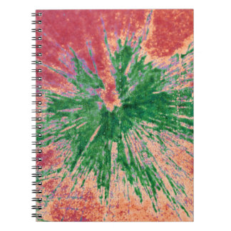 Cuaderno Verde sobre el balón rojo