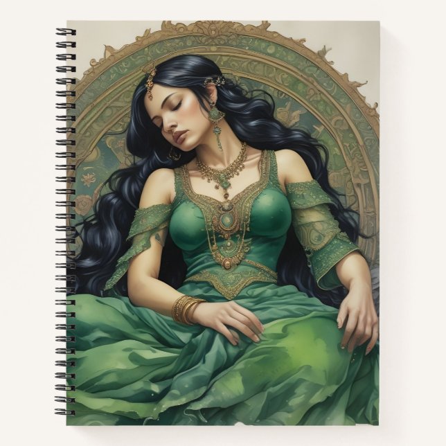 Cuaderno Verdes Sueños (Anverso)