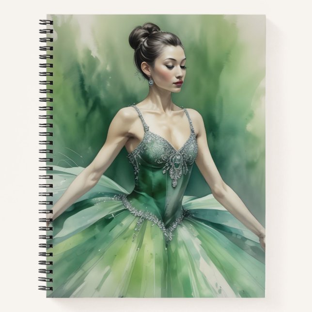 Cuaderno Verdor Plateado (Anverso)