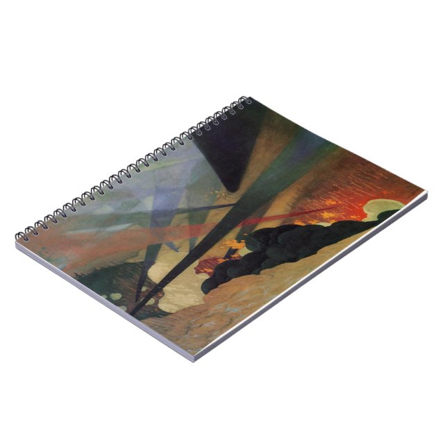 Cuaderno Verdun (Escena de la Primera Guerra Mundial) (por  (Lado Izquierdo)