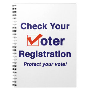 Cuaderno Verifique su Registro de Votante elecciones 2026