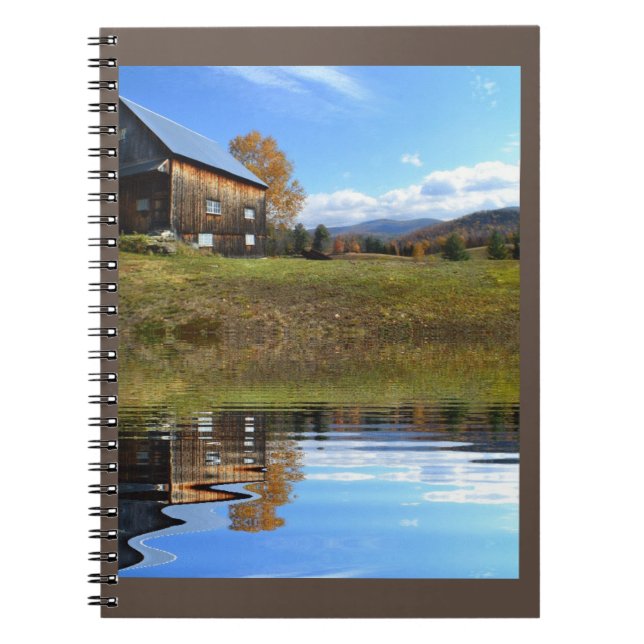 Cuaderno Vermont Barn Con Reflexiones (Frente)