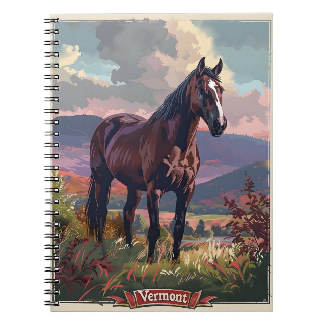 Cuaderno Vermont Horse (Frente)