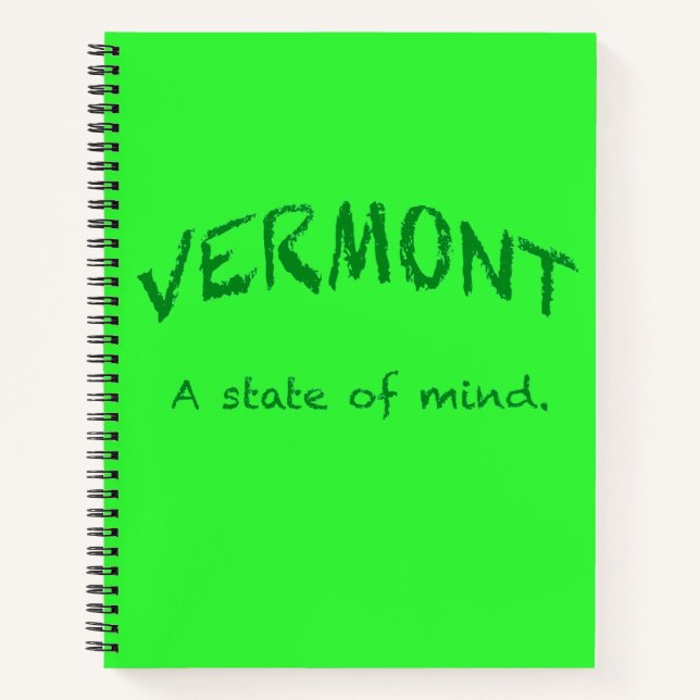 Cuaderno Vermont. Un estado mental (Anverso)