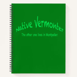 Cuaderno Vermonter nativo