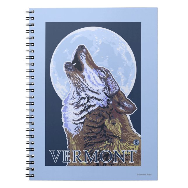 Cuaderno VermontHowling Wolf (Frente)