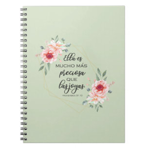 Cuaderno Verso biblio español Proverbios 31:10