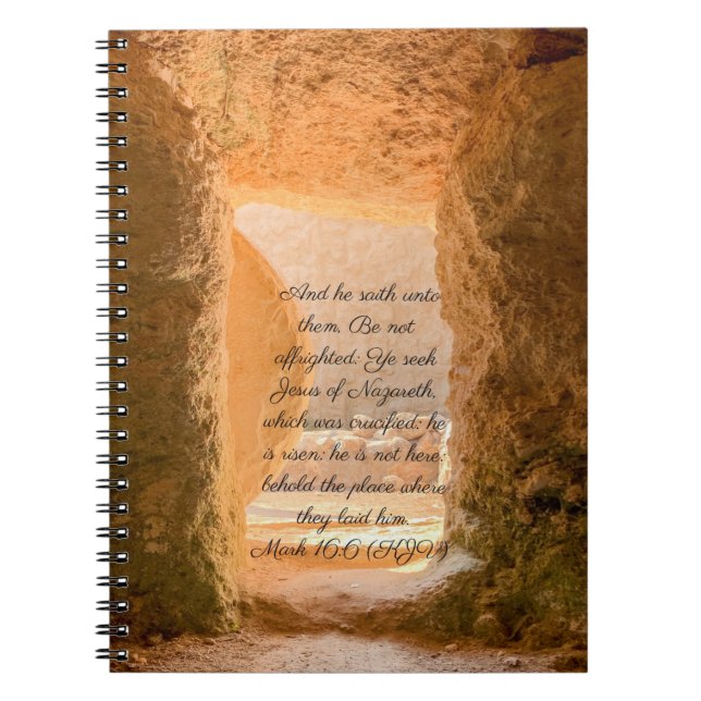 Cuaderno Verso del Día Resurrección de Jesucristo (Frente)