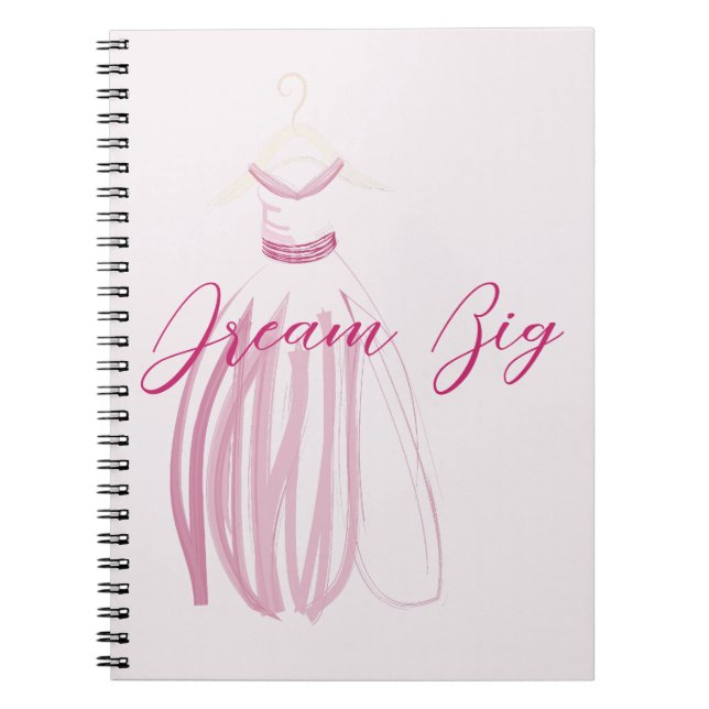 Cuaderno Vestido Boda de dibujo manual (Frente)
