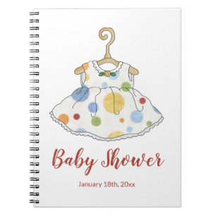 Cuaderno Vestido de punto de la niña pequeña - Portátil Bab