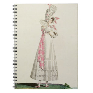 Cuaderno Vestido del verano, placa de moda de 'Incroyables