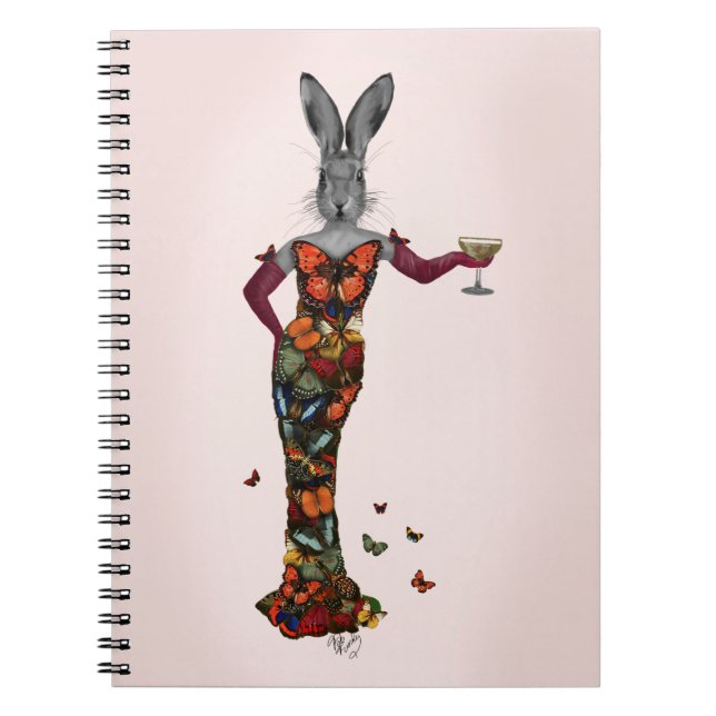 Cuaderno Vestido mariposa conejo 2 (Frente)