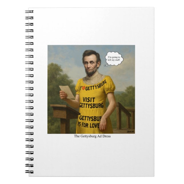 Cuaderno Vestido publicitario de Gettysburg (Frente)