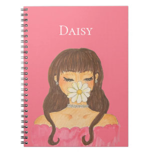 Cuaderno Vestido Rosa de Niña Margarita