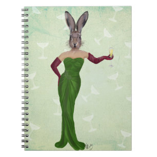 Cuaderno Vestido verde conejo 2