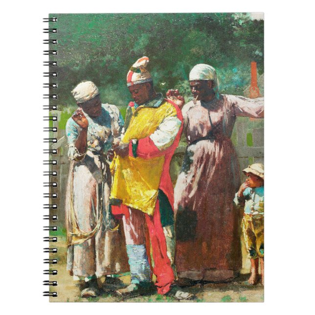 Cuaderno Vestir para el Carnaval por Winslow Homer (Frente)