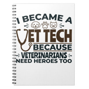 Cuaderno Vet Tech porque los veterinarios también necesitan