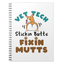 Vet Tech Stickin' Butts y Fixin' Mutts