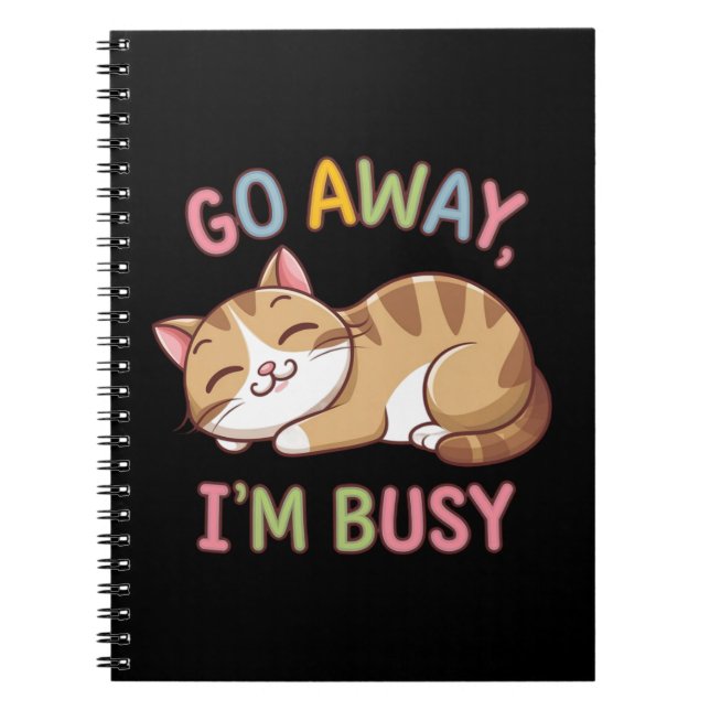 Cuaderno Vete, estoy ocupado (Frente)