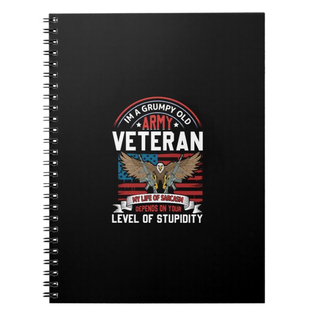 Cuaderno veterano del ejército (Frente)