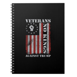 Cuaderno Veteranos Militares Protestan Bandera Patriótica L