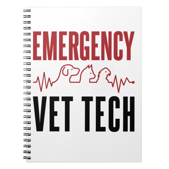 Cuaderno Veterinario de emergencia Vet Tech Critical Care (Frente)