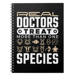 Cuaderno Veterinarios Médicas reales tratan más de una espe