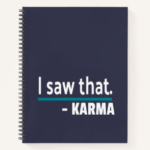 Cuaderno Vi Eso - Karma, Chiste Gracioso