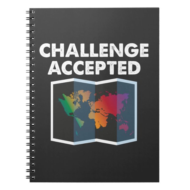 Cuaderno Viajando - Reto Aceptado (Frente)