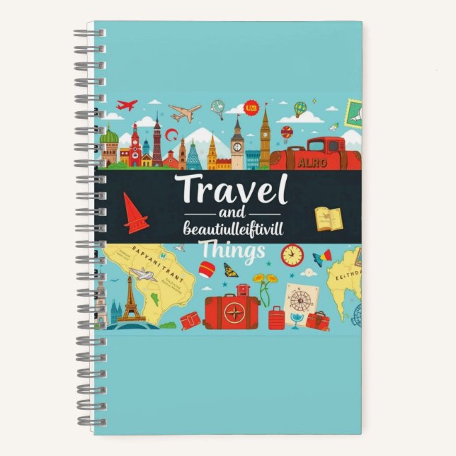 Cuaderno "Viaje a cosas hermosas" (Anverso)