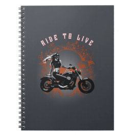 Cuaderno Viaje a la vida - Chica de motociclistas
