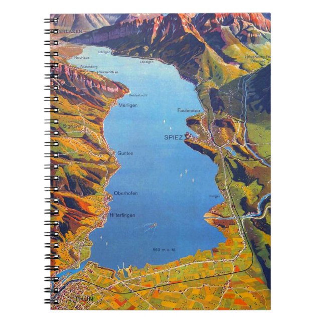 Cuaderno Viaje al lago de Thun Suiza (Frente)