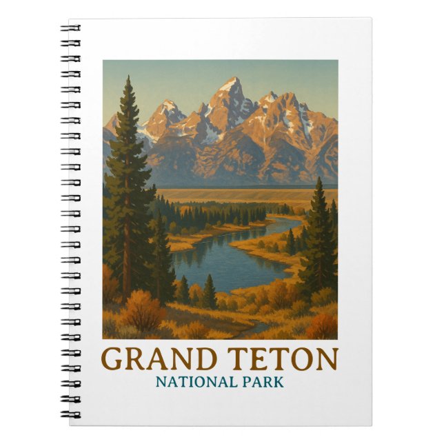 Cuaderno Viaje al parque nacional del Gran Tetón (Frente)