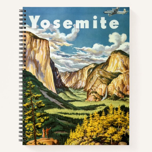 Cuaderno Viaje al Parque Nacional Retro Yosemite (Anverso)