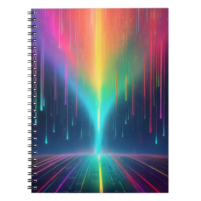 Cuaderno Viaje con gota de arcoiris (Frente)