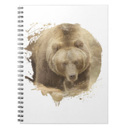 Cuaderno Viaje de animales grizzly Sauvage Forêt Nature