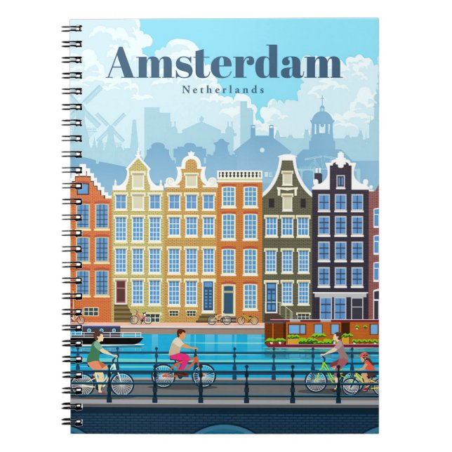 Cuaderno Viaje De Arte De Viaje A Ámsterdam (Frente)