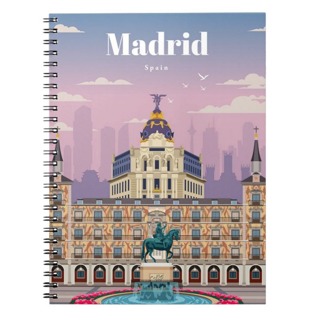 Cuaderno Viaje De Arte Viajero A Madrid España (Frente)