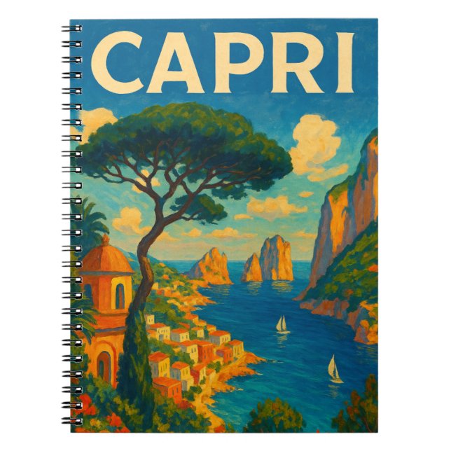 Cuaderno Viaje de Capri Italia (Frente)