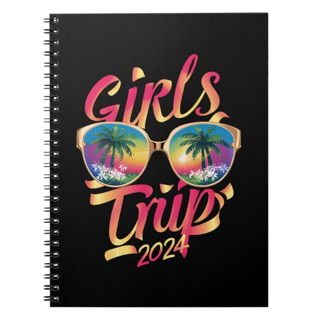 Cuaderno Viaje de chicas 2024 Fin de Semana Vacaciones en P (Frente)
