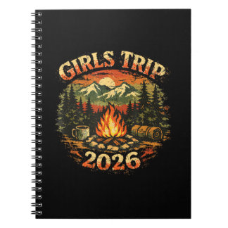 Cuaderno Viaje de chicas 2026 Aventura de acampada