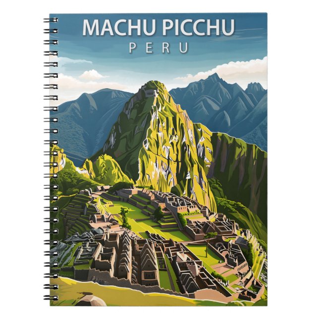 Cuaderno Viaje de cosecha de Machu Picchu Perú (Frente)