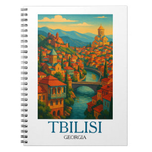 Cuaderno Viaje de Tbilisi Viejo - Arte de Ciudad Retro