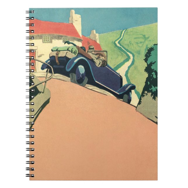 Cuaderno Viaje en coche convertible en el país (Frente)