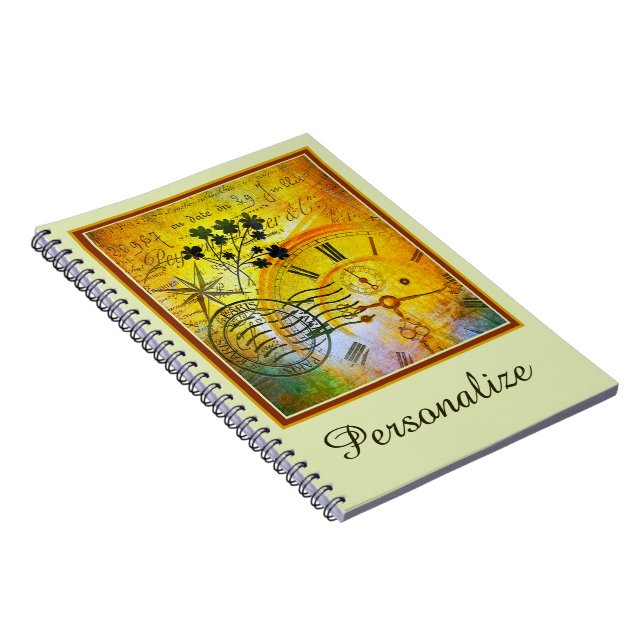 Cuaderno Viaje en el tiempo personalizado (Lado Derecho)