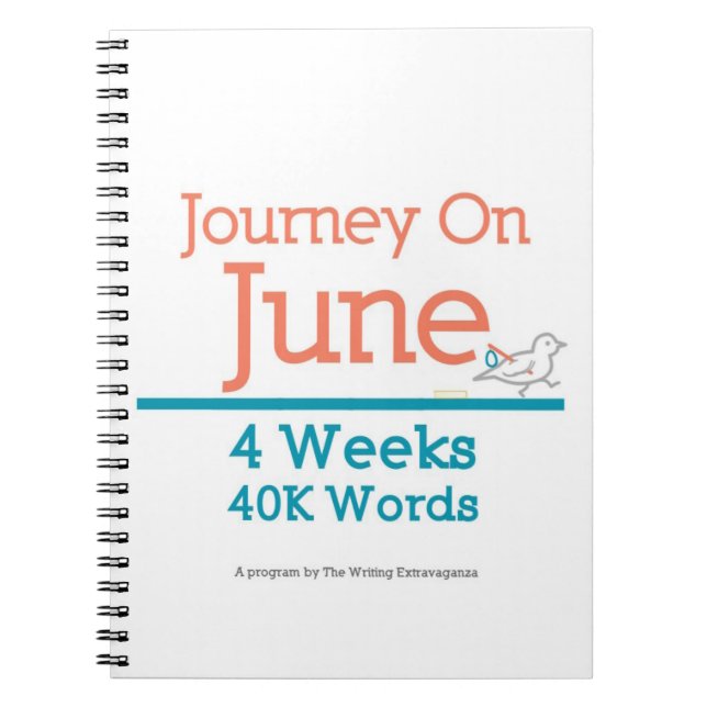 Cuaderno Viaje En Junio: 4 Semanas, 40K Portátil (Frente)
