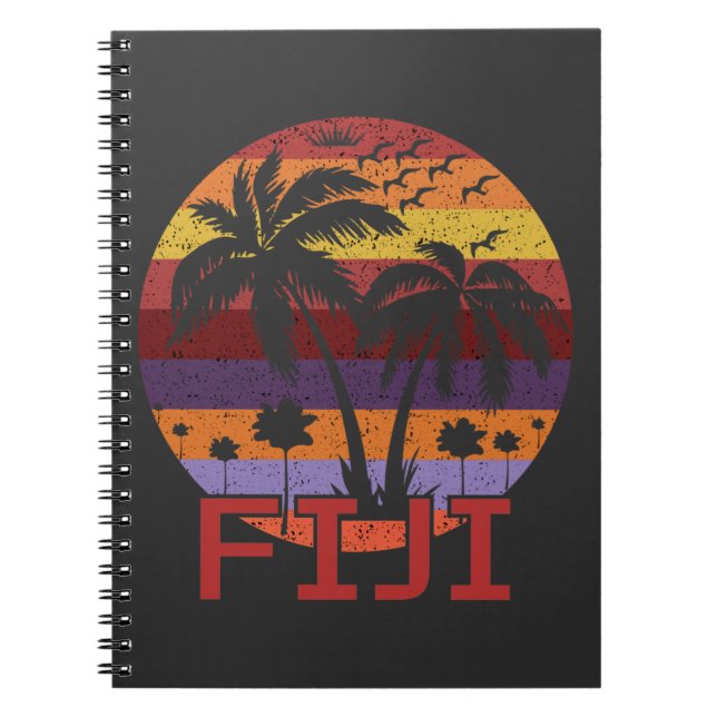 Cuaderno Viaje en playa de verano de Fiyi (Frente)