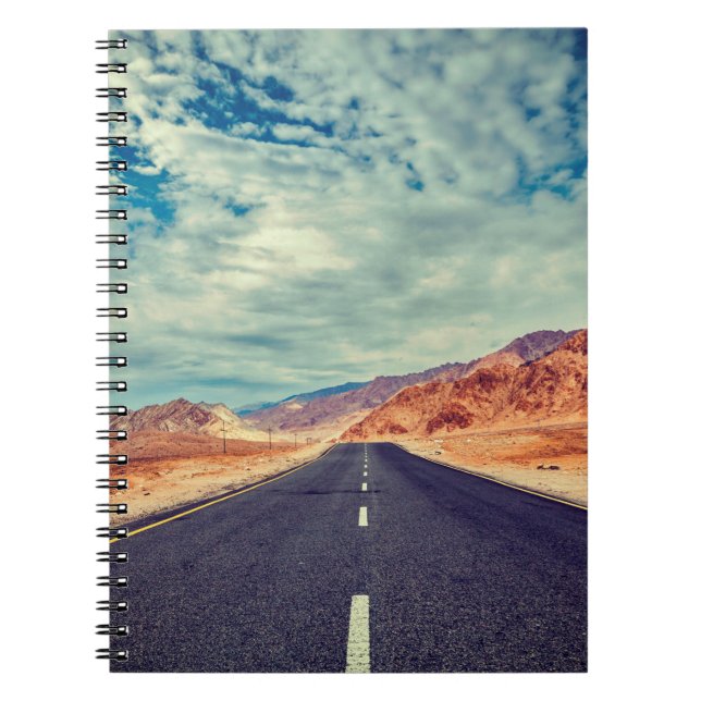 Cuaderno Viaje estilo hipster con efecto retro vintage (Frente)
